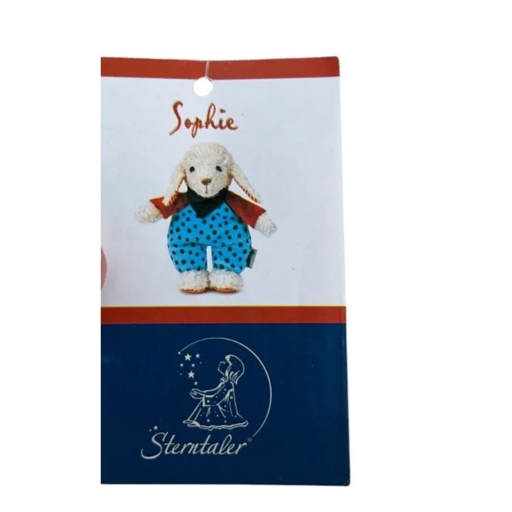 Sterntaler Plush Sophie Lamb Sleep Tight Toy 11" Tall Sheep NEW - Picture 8 of 9